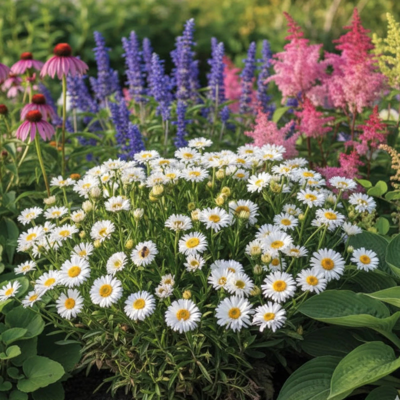 Aster de printemps Albus