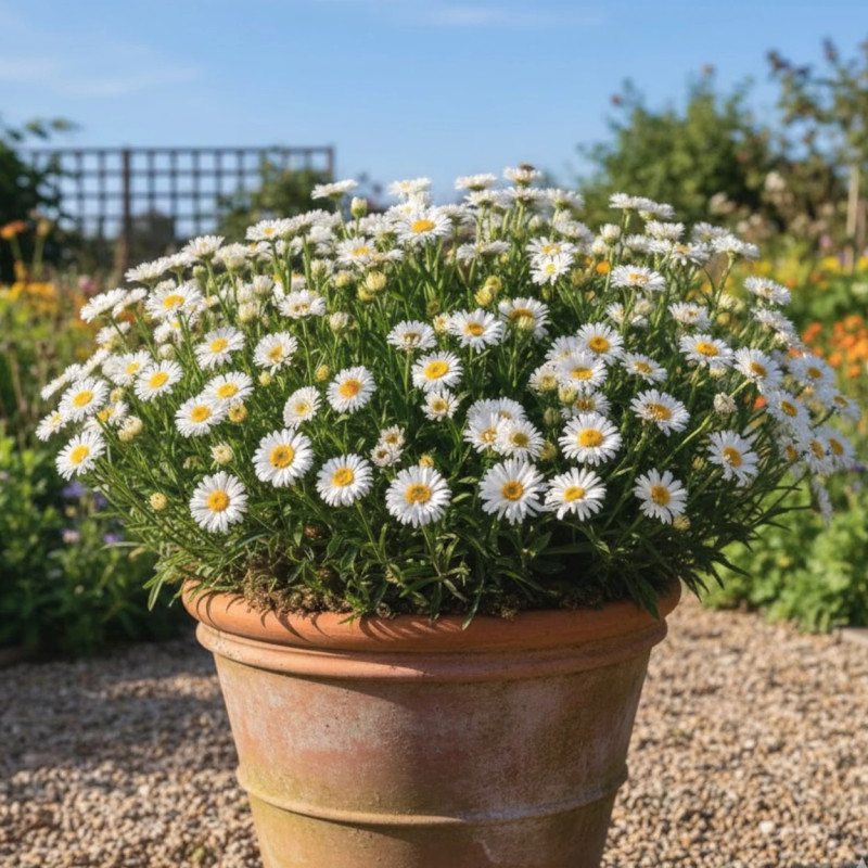 Aster de printemps Albus