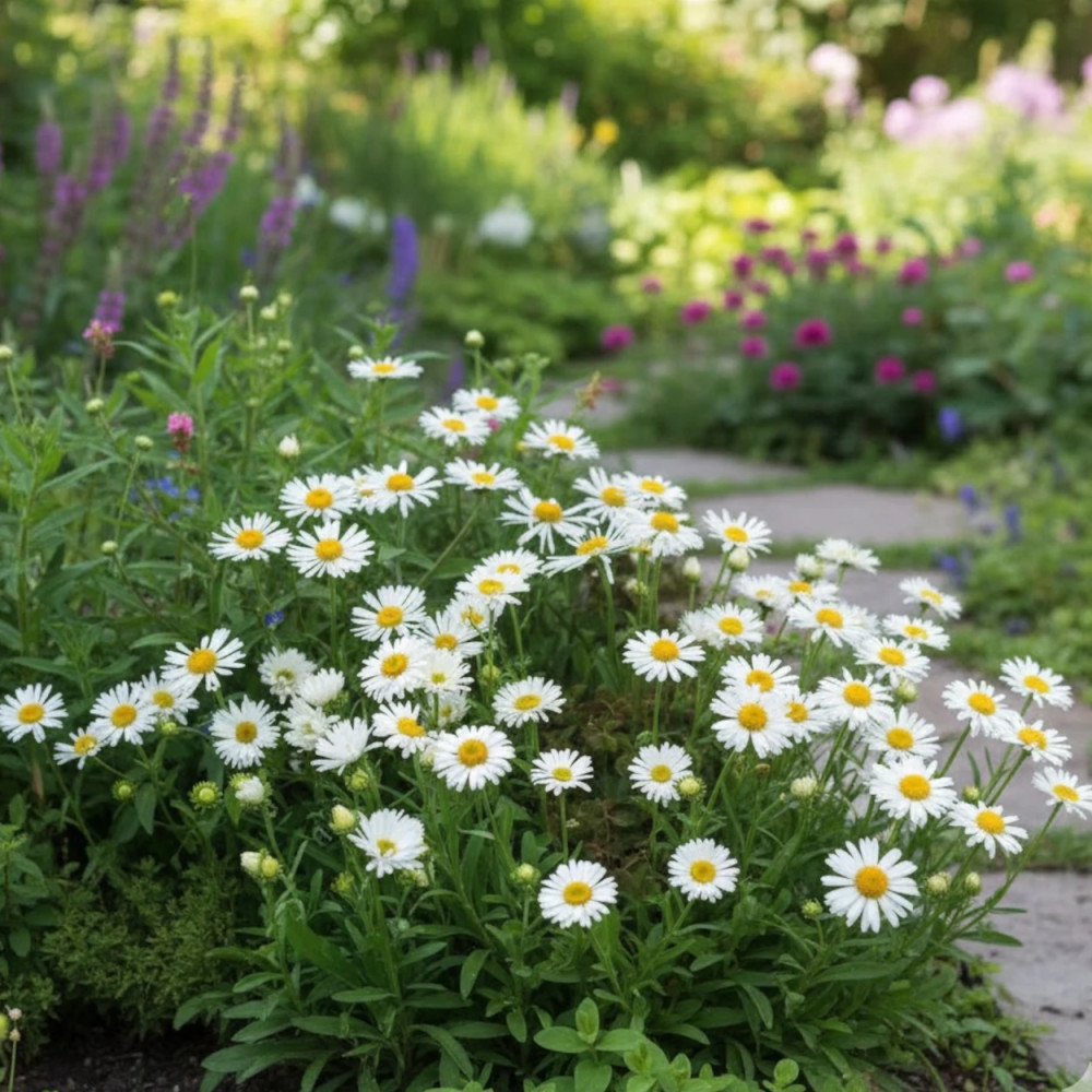 Aster des Alpes White