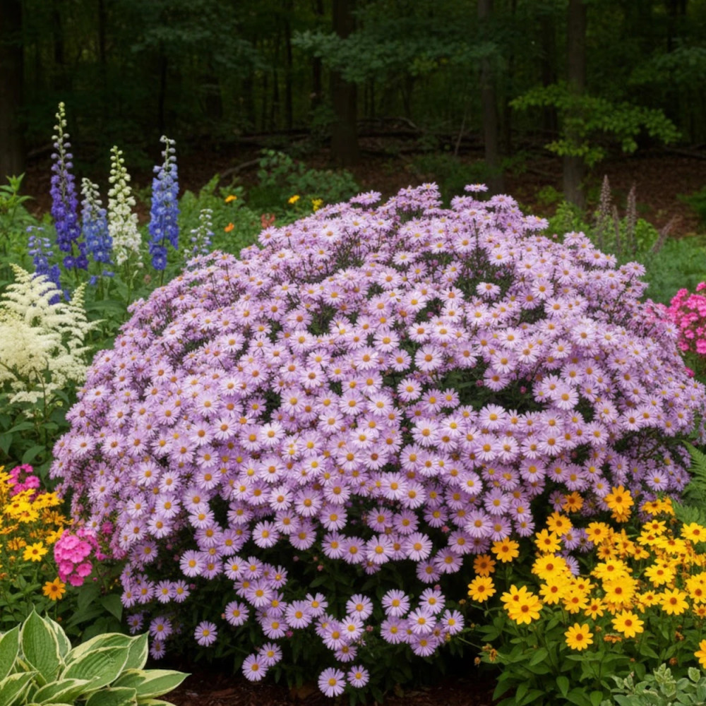 Aster d'été Rosa Erfüllung
