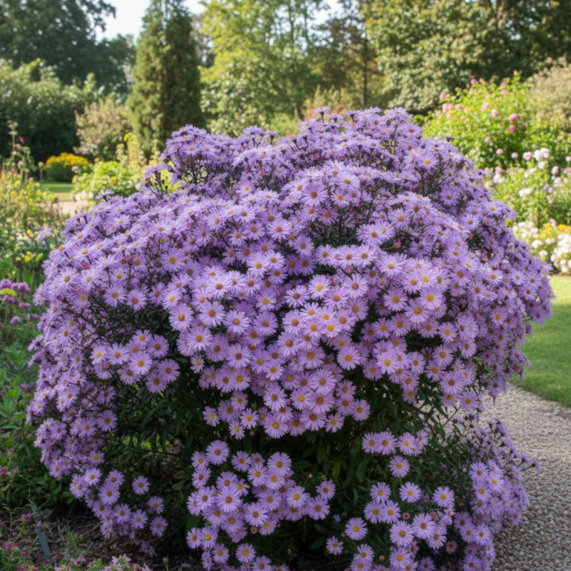 Aster d'été Rosa Erfüllung