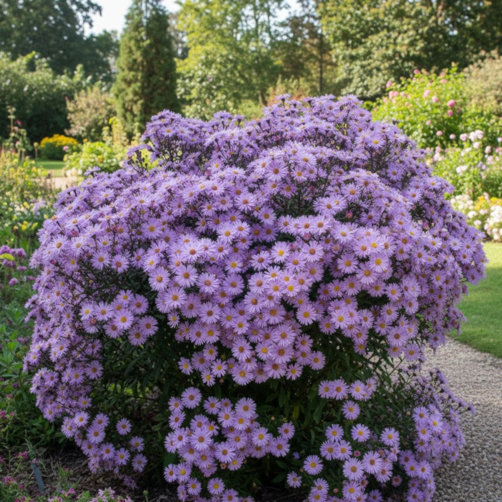 Aster d'été Rosa Erfüllung