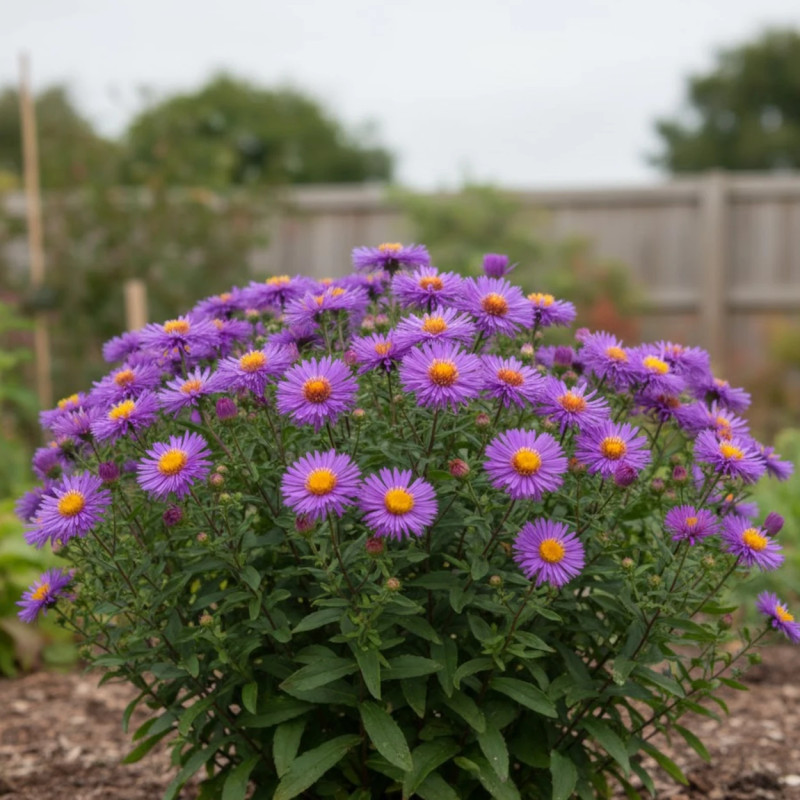 Aster grand d'automne Purple Dome, Aster novae-angliae