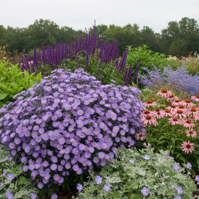 Aster grand d'automne Audrey, Aster Novi-belgii