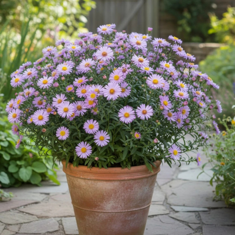 Aster grand d'automne Fellowship, Aster Novi-belgii