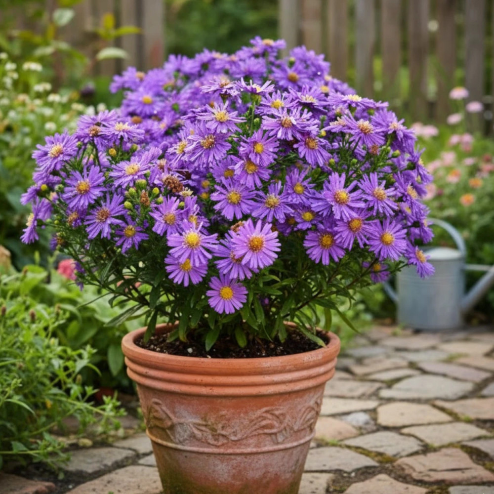 Aster grand d'automne Helen Picton, Aster Novi-belgii Aster grand d'automne Helen Picton, Aster Novi-belgii