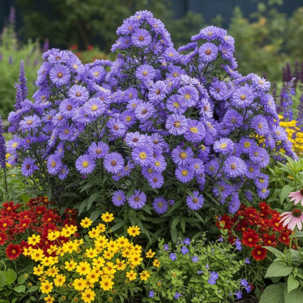 Aster grand d'automne Marie Ballard, Aster Novi-belgii