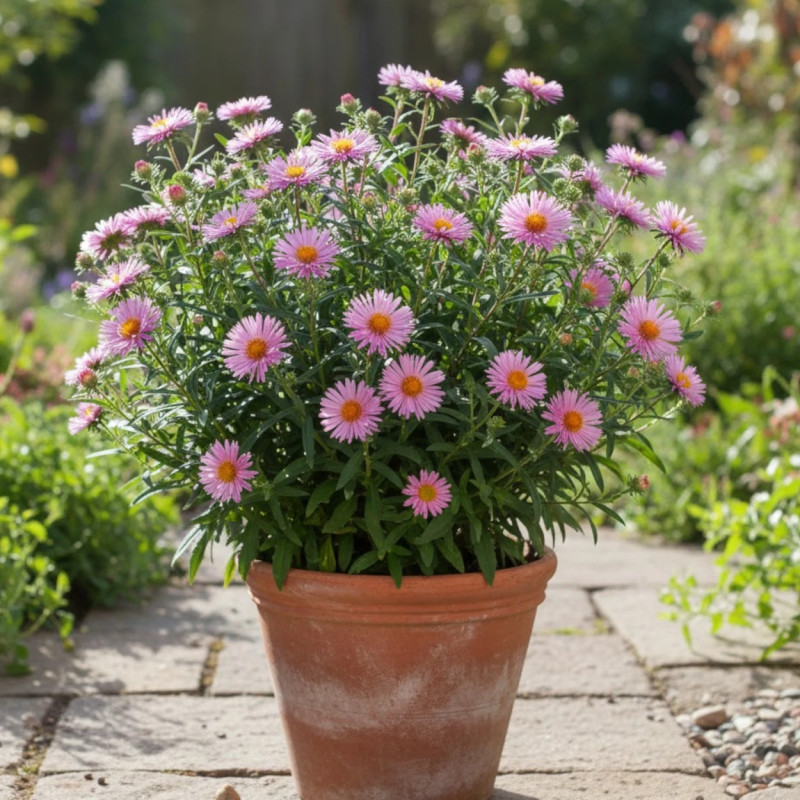 Aster grand d'automne Rosa Sieger