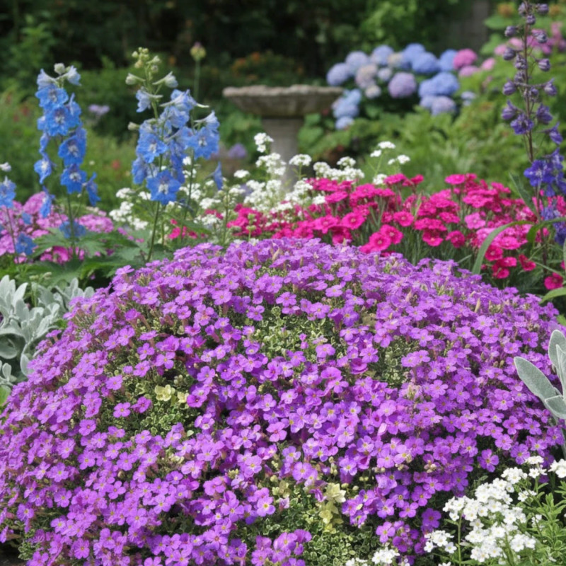 Aubriète Blaumeise