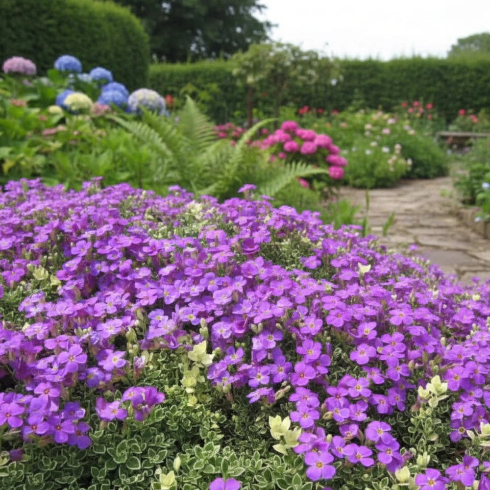 Aubriète Blaumeise