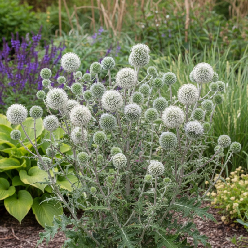 Boule azurée Arctic, Echinops