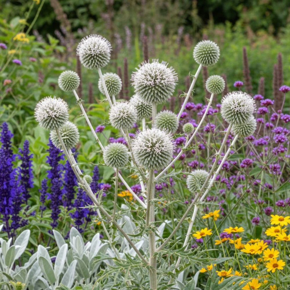 Boule azurée Arctic, Echinops