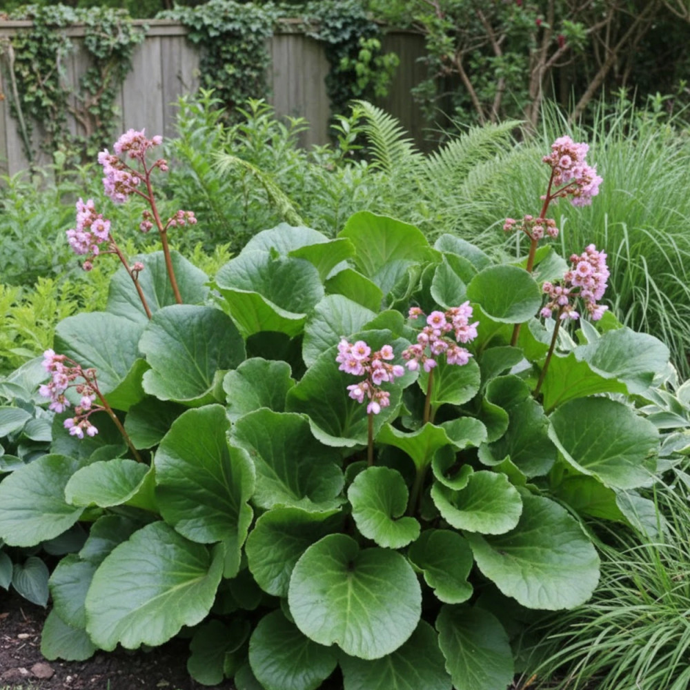 Bergénia à feuilles charnues, Bergenia crassifolia Bergénia à feuilles charnues, Bergenia crassifolia