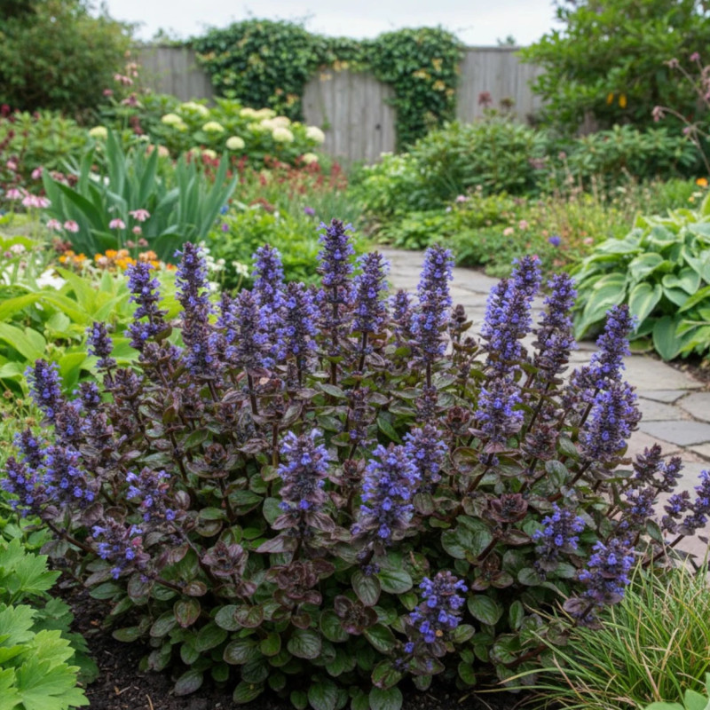 Ajuga reptans Catlin's Giant : Bugle rampante à grandes feuilles
