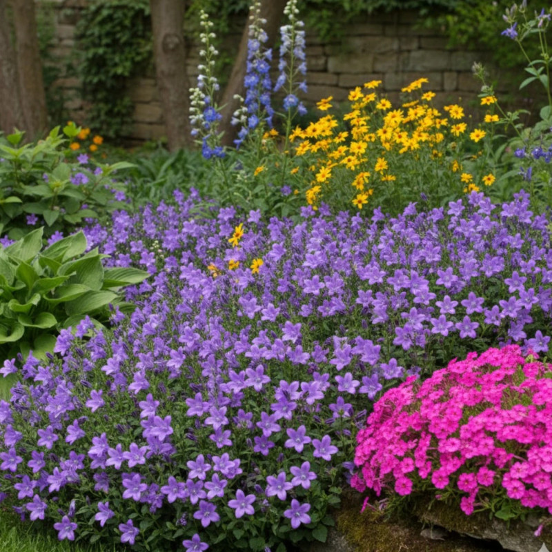 Campanule des murets Bleue, Campanule des murs