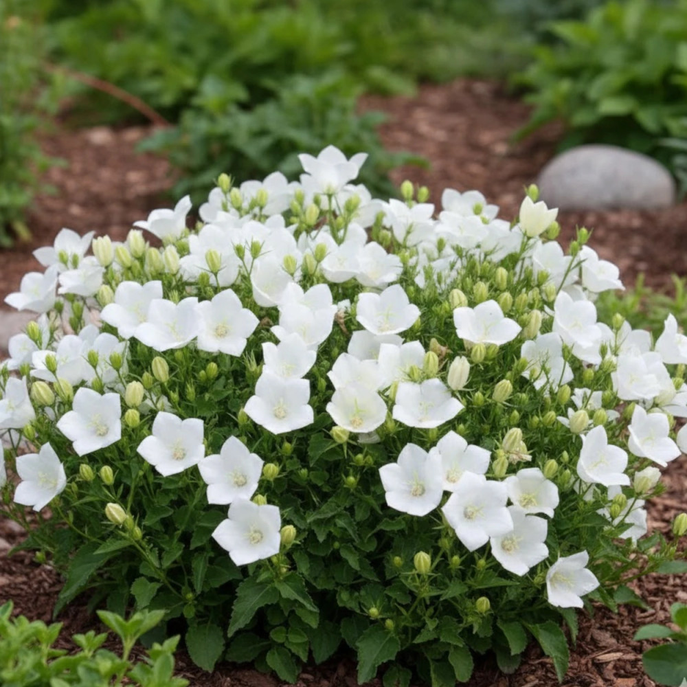 Campanule naine des Carpates Blanche, Campanule carpatica