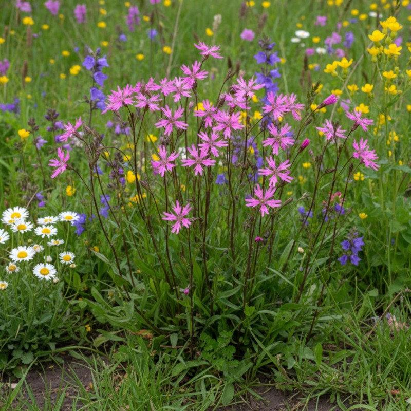 Lychnis flos-cuculis, Oeillet des près