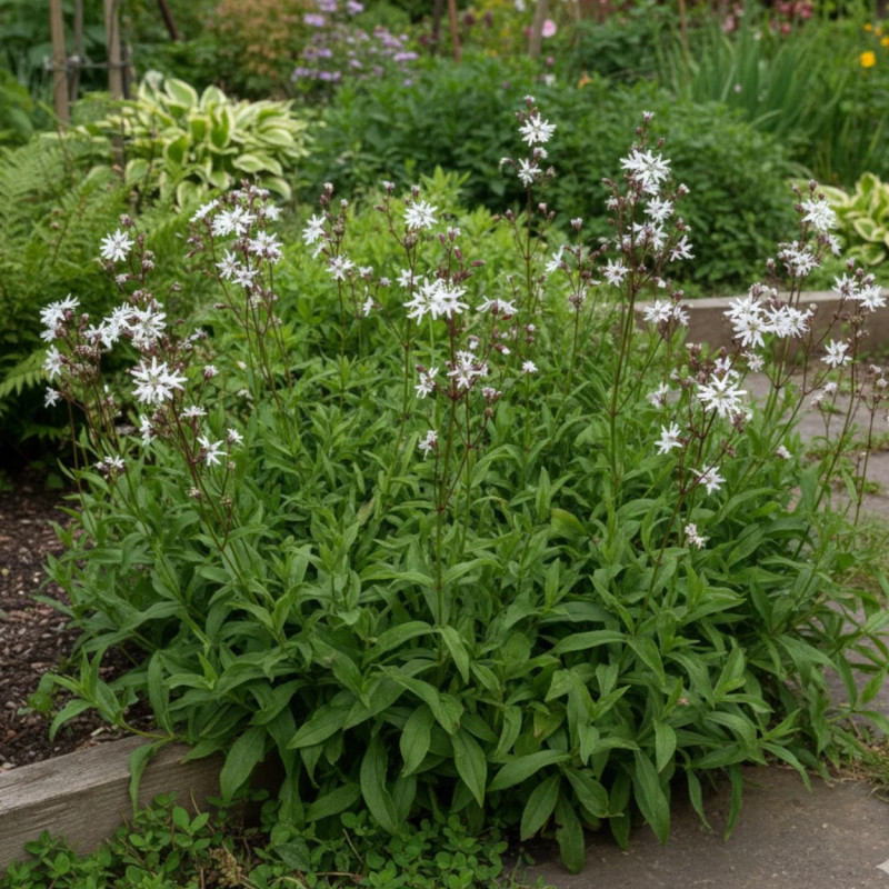 Lychnis White Robin