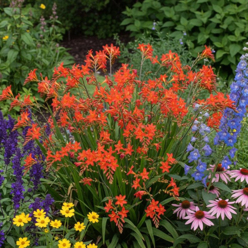 Crocosmia Mistral, Montbretia