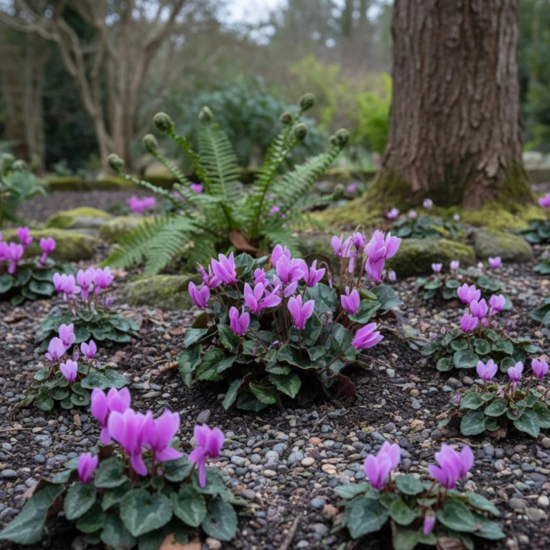 Cyclamen de Naples Ivy Ice Rose