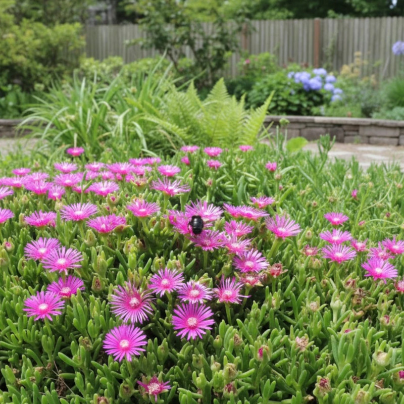 Delosperma cooperi, Pourpier vivace