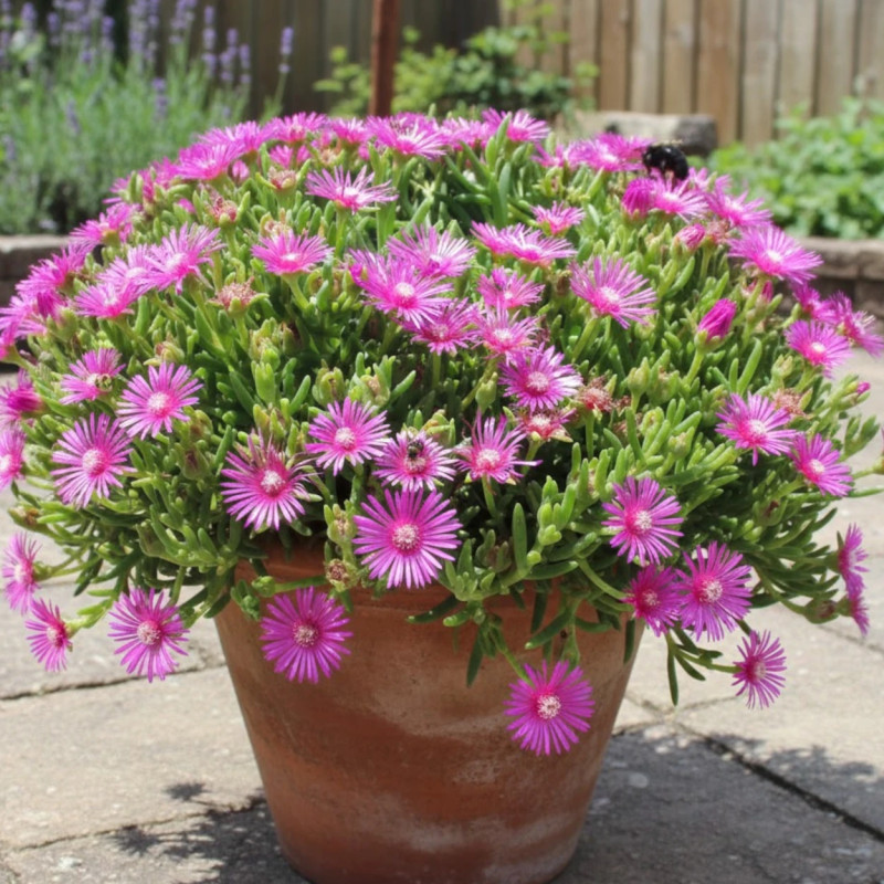 Delosperma cooperi, Pourpier vivace