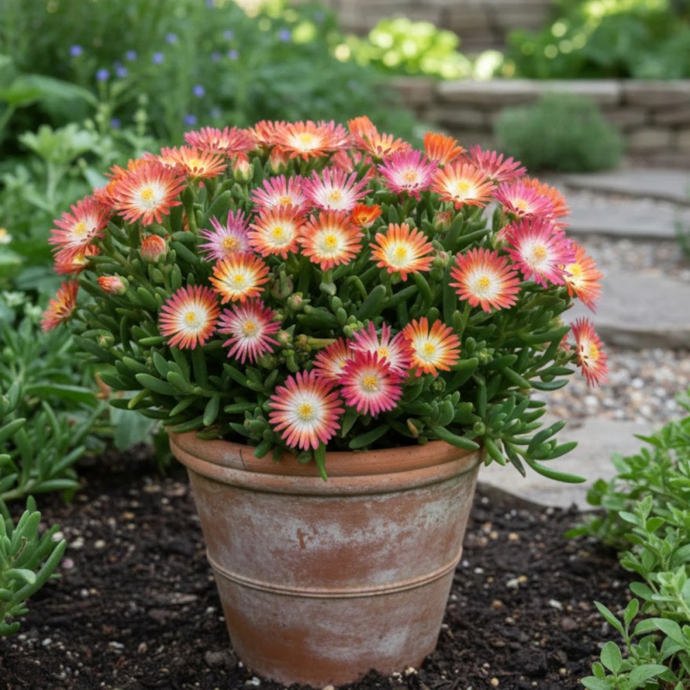 Delosperma Jewel of Desert Ruby®, Pourpier vivace