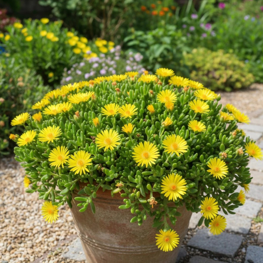 Delosperma nubigenum, Pourpier vivace