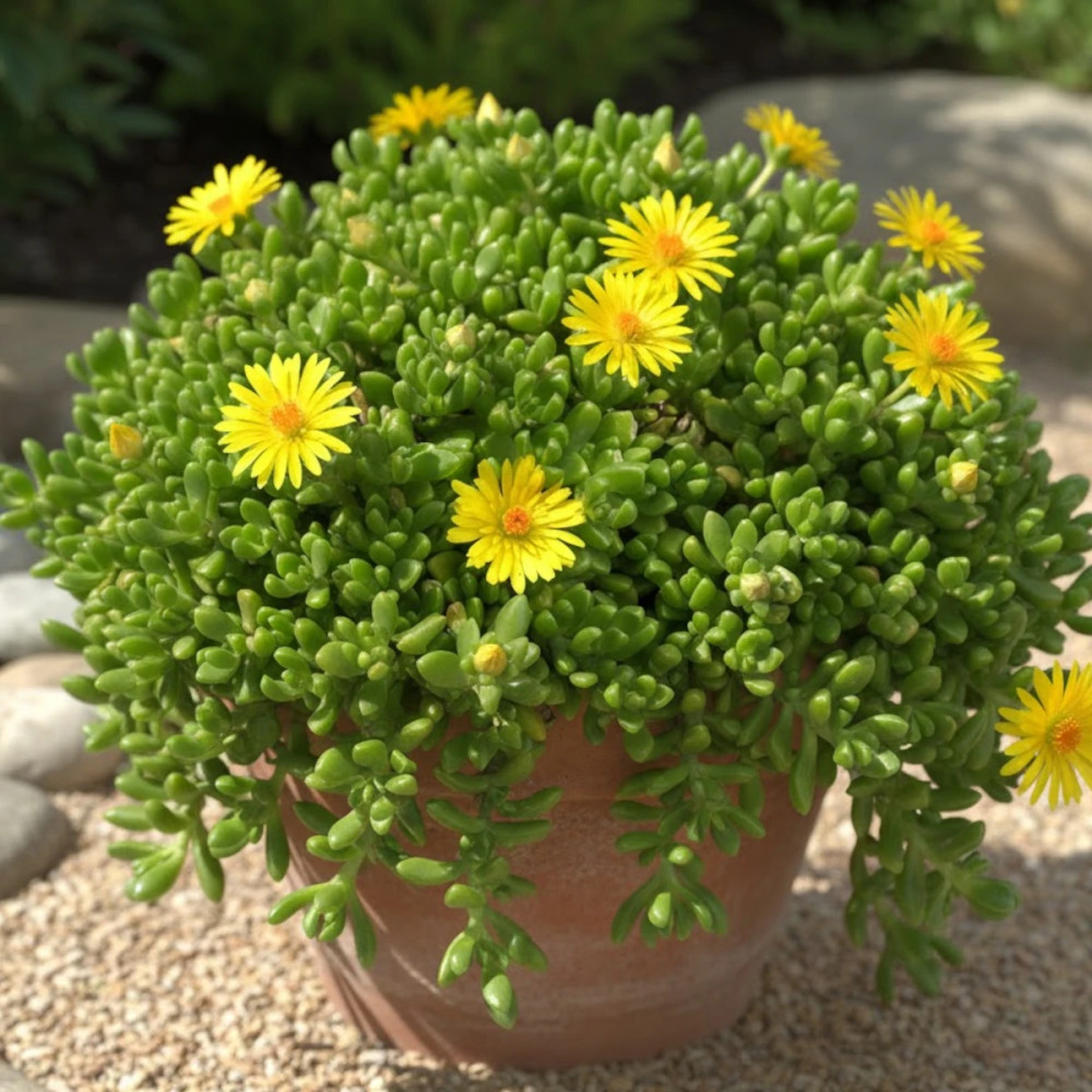 Delosperma nubigenum, Pourpier vivace