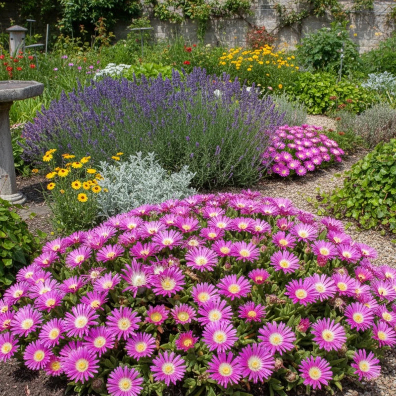 Delosperma sutherlandii, Pourpier vivace
