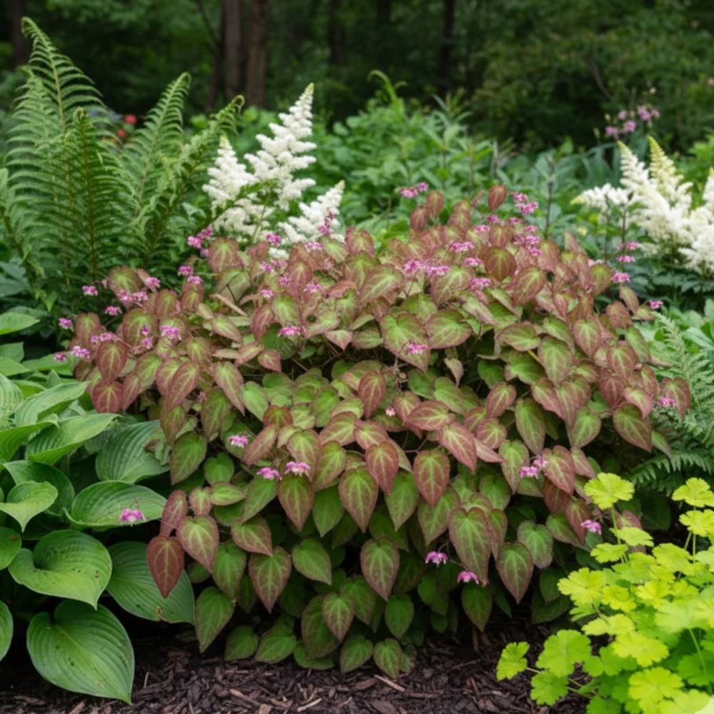 Fleur des Elfes rubrum, Epimedium