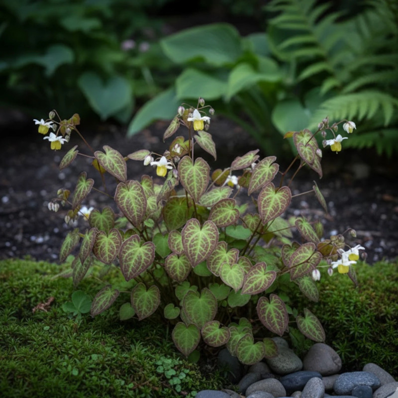Fleur des Elfes Sulphureum, Epimedium