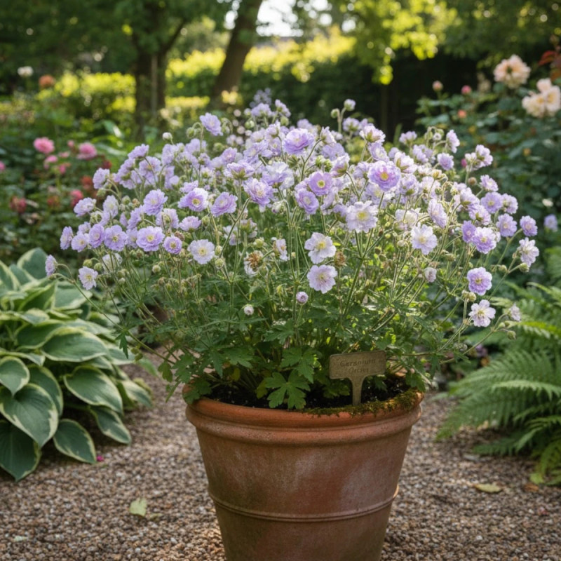 Géranium vivace des près Summer Skies