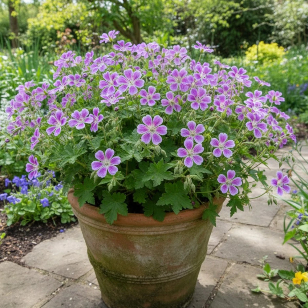 Géranium vivace nodosum Whiteleaf Géranium vivace nodosum Whiteleaf