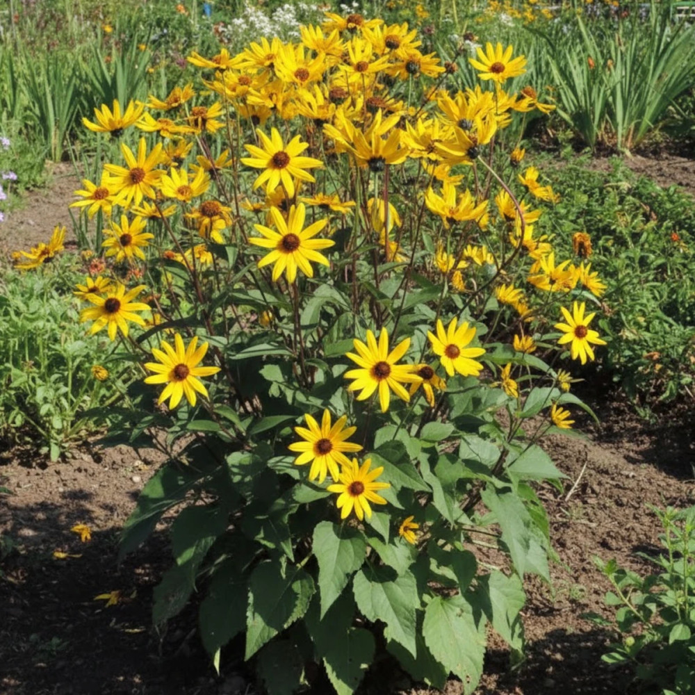 Hélianthe atrorubens (Soleil)
