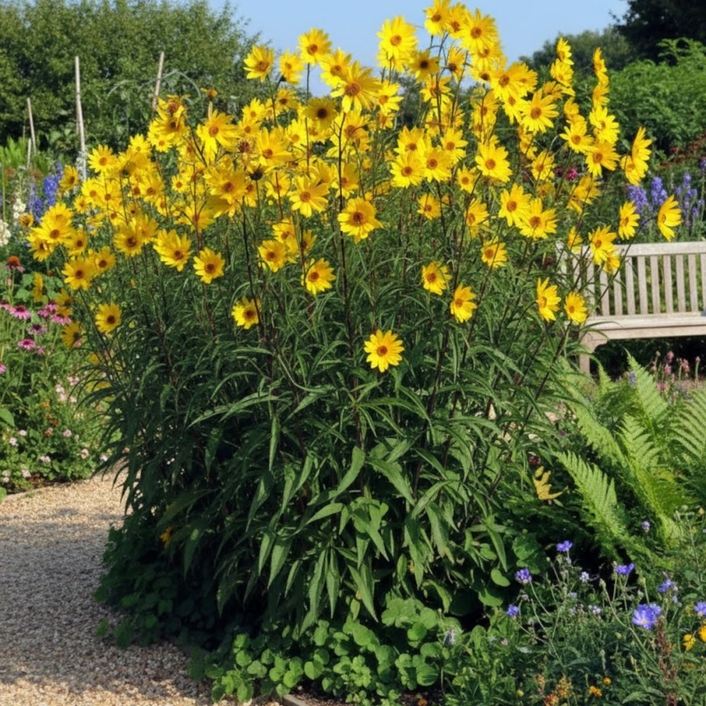 Hélianthe salicifolius var. orgyalis (Soleil)