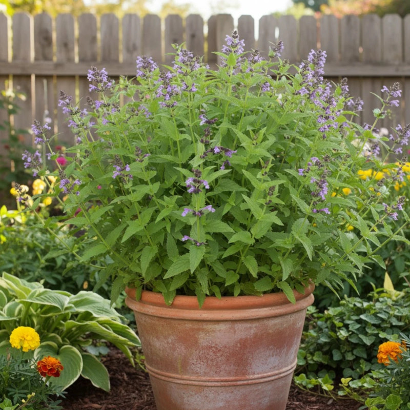 Herbe aux chats - Menthe des chats sibirica, Nepeta