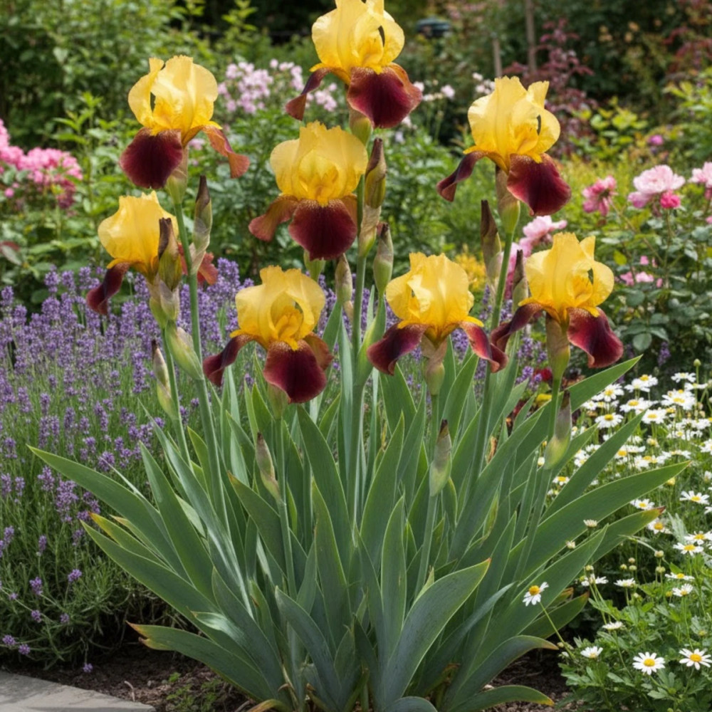 Iris des jardins Accent Variegata Iris des jardins Accent Variegata