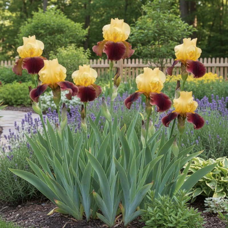 Iris des jardins Accent Variegata