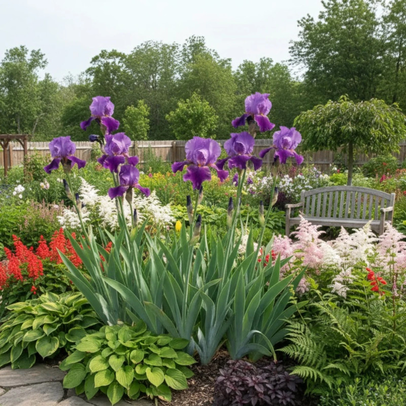 Iris des jardins Eleanor Roosevelt
