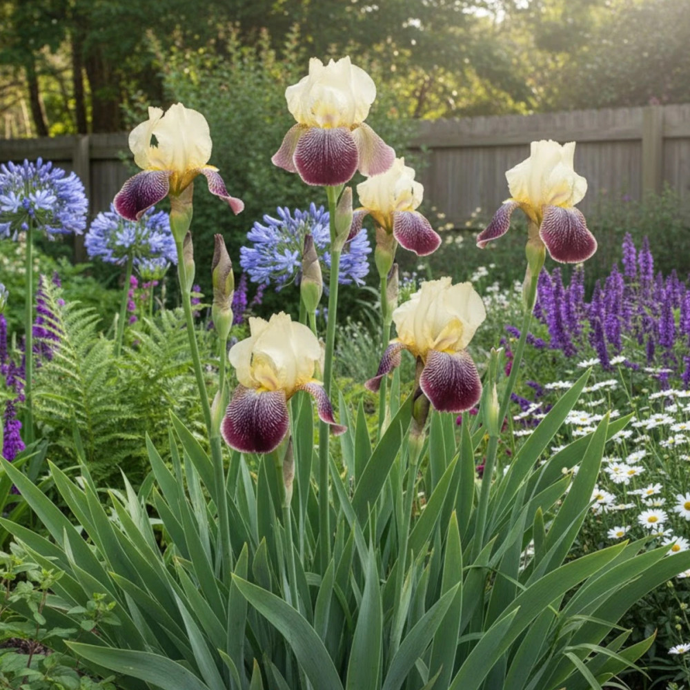 Iris des jardins Flaming Dragon