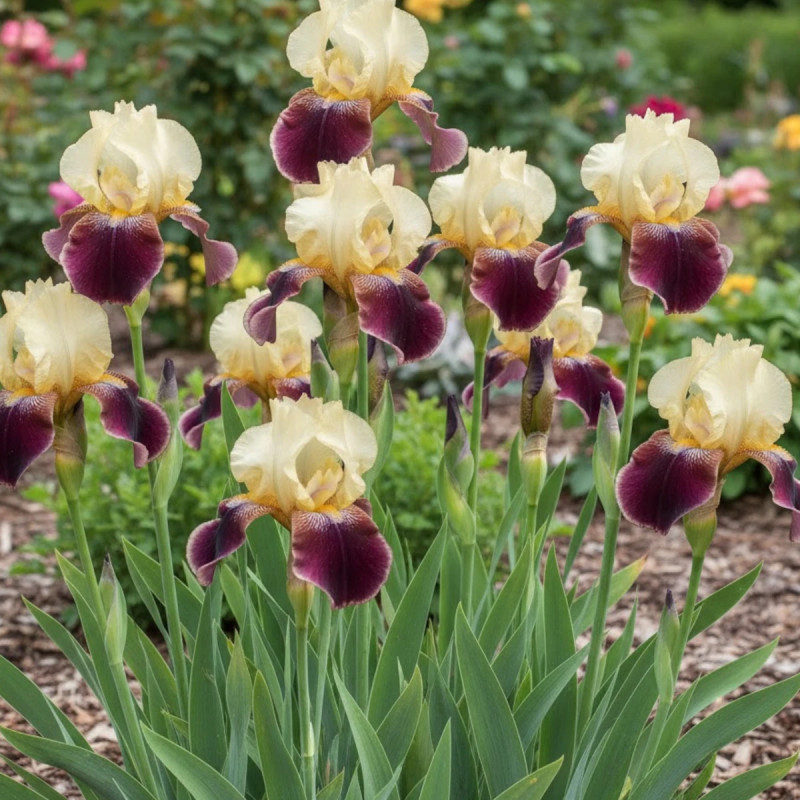 Iris des jardins Flaming Dragon
