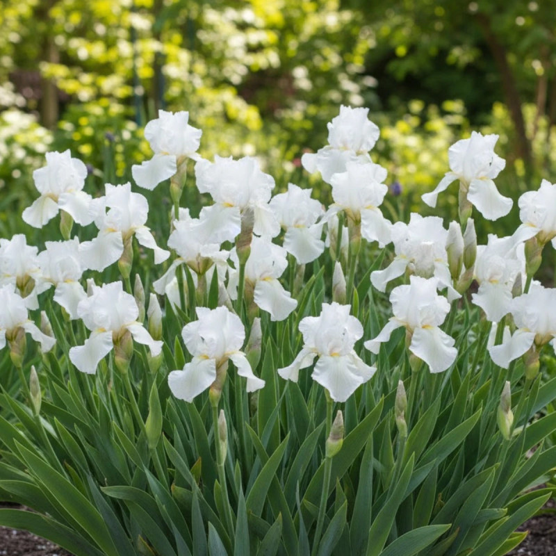 Iris des jardins Glacier