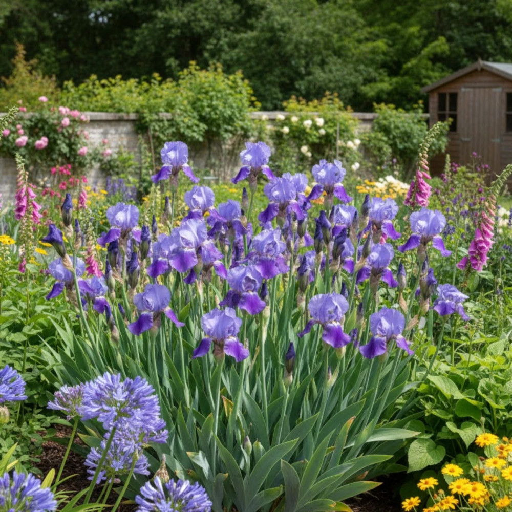 Iris des jardins Harbor Blue