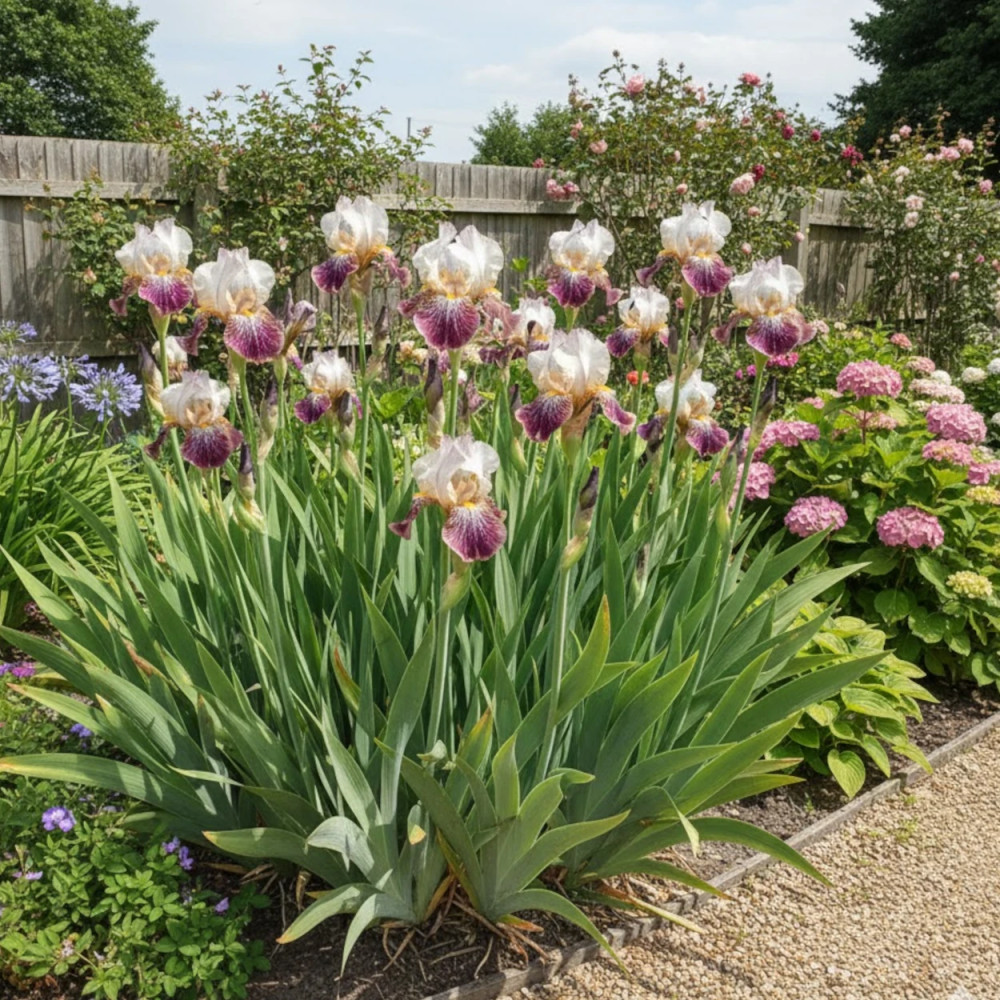 Iris des jardins Madame Louesse Iris des jardins Madame Louesse