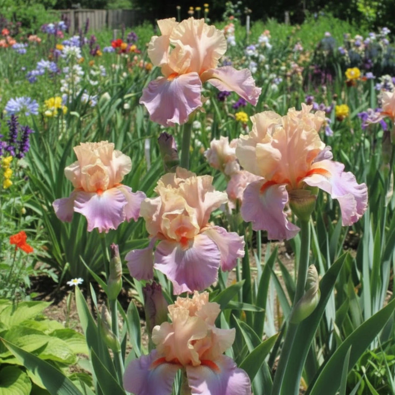 Iris des jardins Melrand