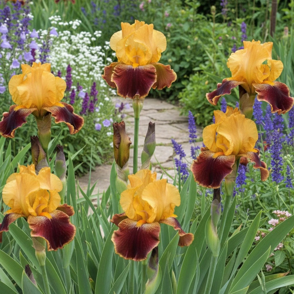 Iris des jardins Michigan Pride Iris des jardins Michigan Pride