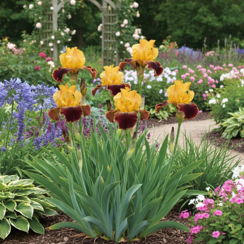 Iris des jardins Michigan Pride Iris des jardins Michigan Pride