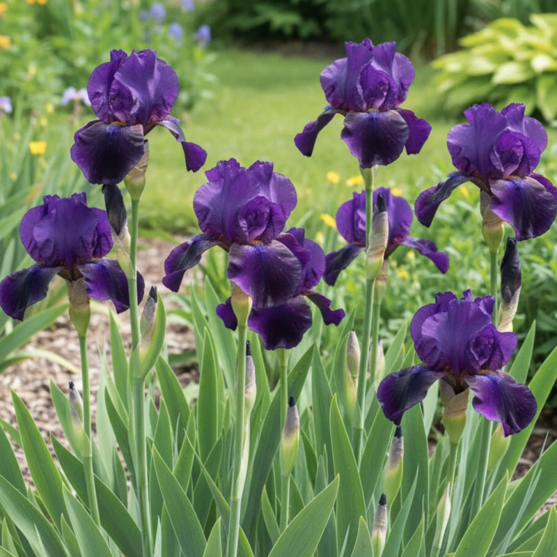 Iris des jardins Midnight Hour