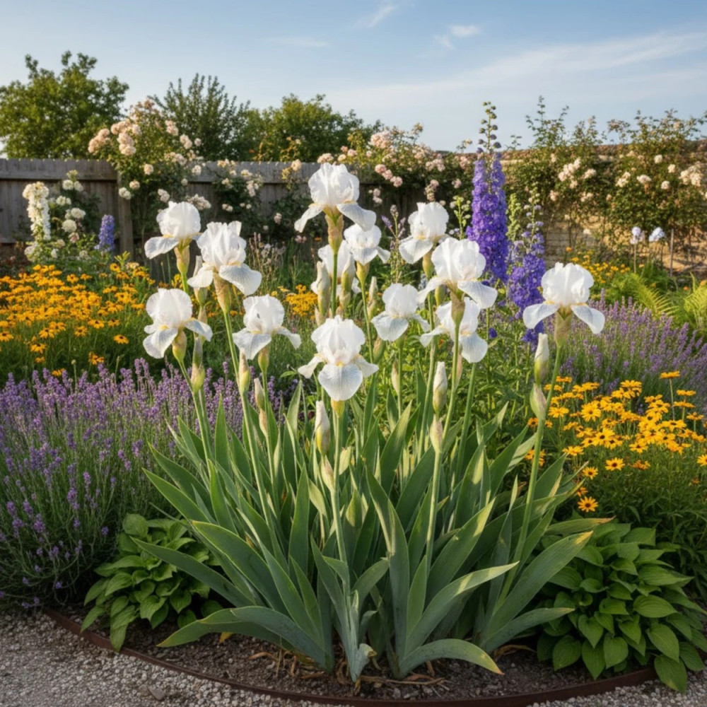 Iris des jardins Mrs Horace Darwin